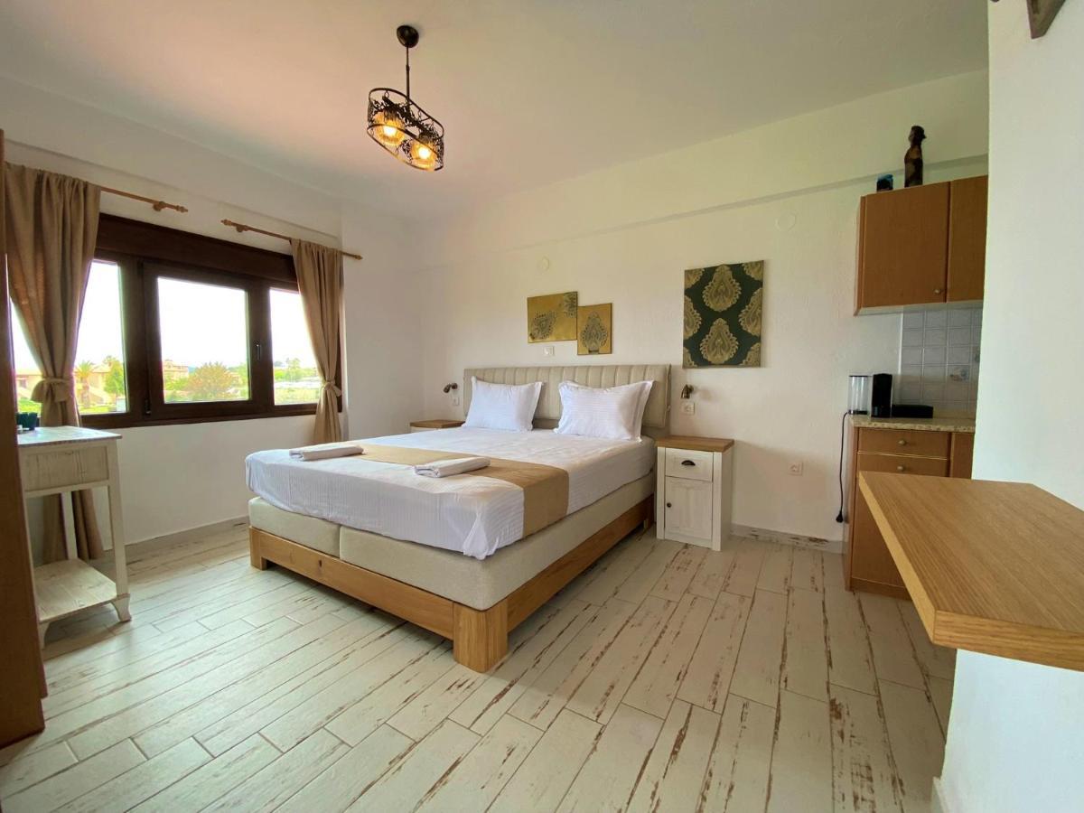 Marianna Sea View Afitos Apartment Ngoại thất bức ảnh