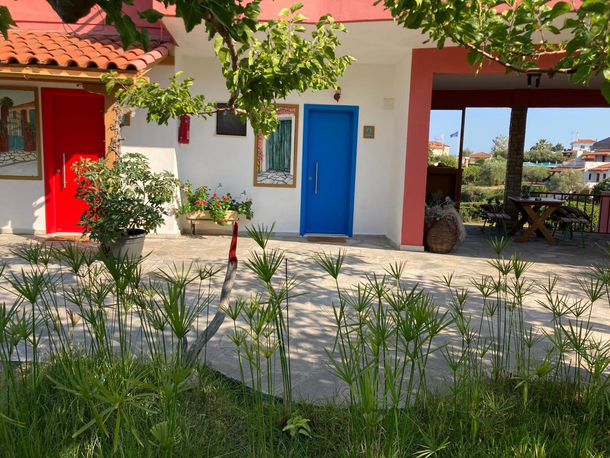 Marianna Sea View Afitos Apartment Ngoại thất bức ảnh