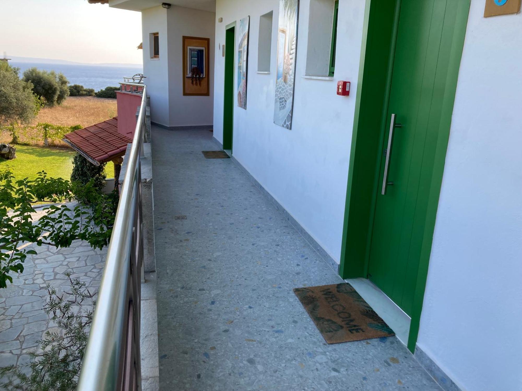 Marianna Sea View Afitos Apartment Ngoại thất bức ảnh